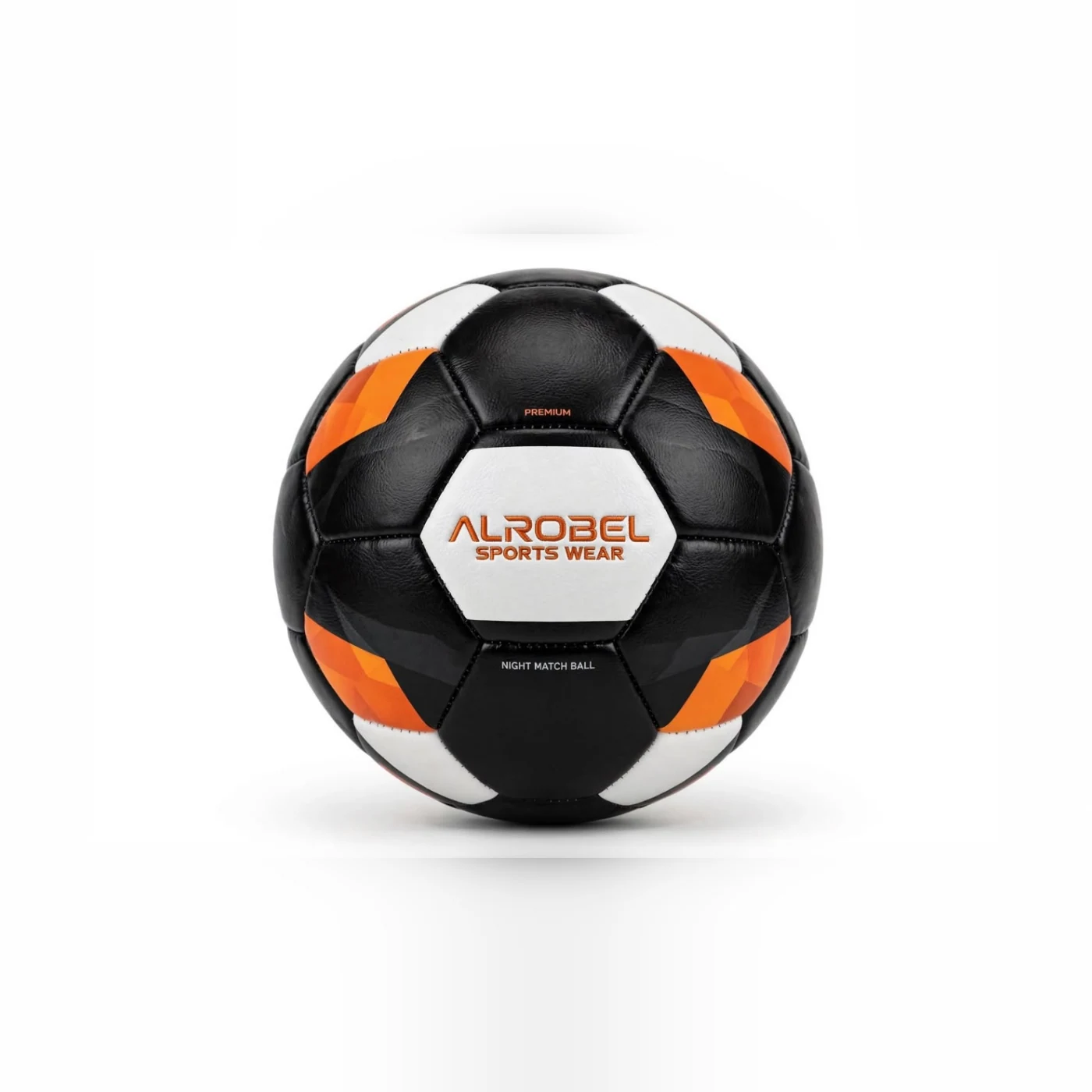 Black and orange match football — Alrobel Sportswear